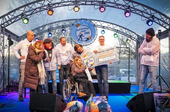 Schaatsen voor FNS brengt ruim €32.000 op